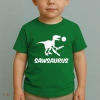 Sawsaurus TRex Tyrannosaurus Rex Funny Toddler T-Shirt thumb 2
