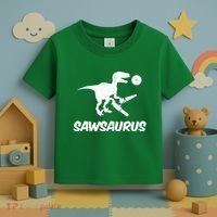 Sawsaurus TRex Tyrannosaurus Rex Funny Toddler T-Shirt thumb 3