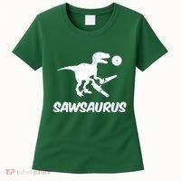 Sawsaurus TRex Tyrannosaurus Rex Funny Women's T-Shirt thumb 0