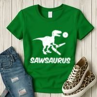 Sawsaurus TRex Tyrannosaurus Rex Funny Women's T-Shirt thumb 3