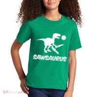 Sawsaurus TRex Tyrannosaurus Rex Funny Kids T-Shirt thumb 2