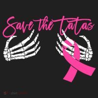 Save The Tatas Breast Cancer Awareness Gift Women's Sweatshirt thumb 2
