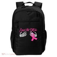 Save The Tatas Breast Cancer Awareness Gift Backpack thumb 0