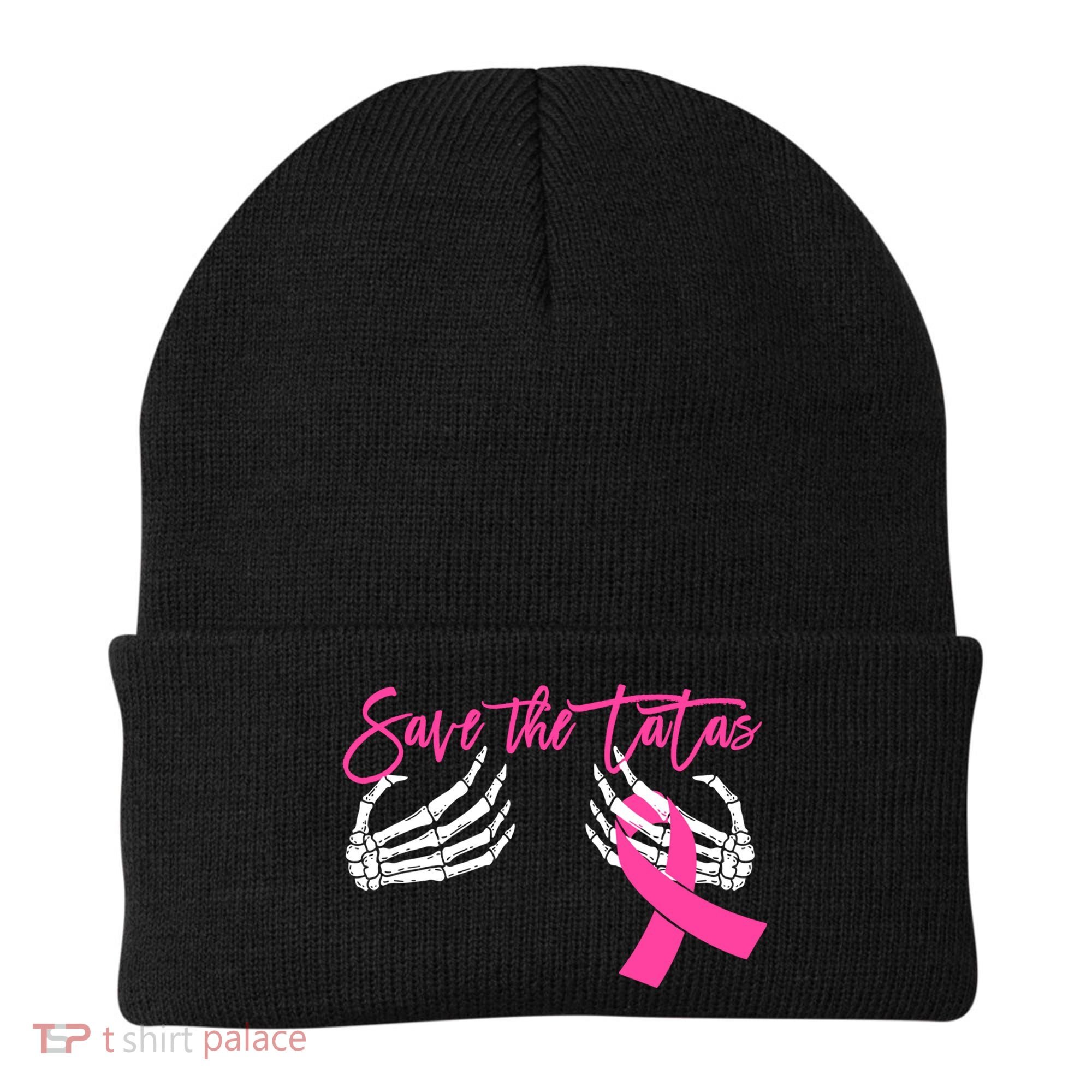 Save The Tatas Breast Cancer Awareness Gift Beanie