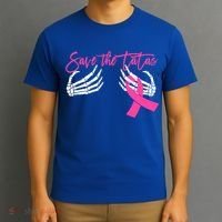 Save The Tatas Breast Cancer Awareness Gift T-Shirt thumb 3