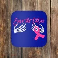 Save The Tatas Breast Cancer Awareness Gift Coaster thumb 0