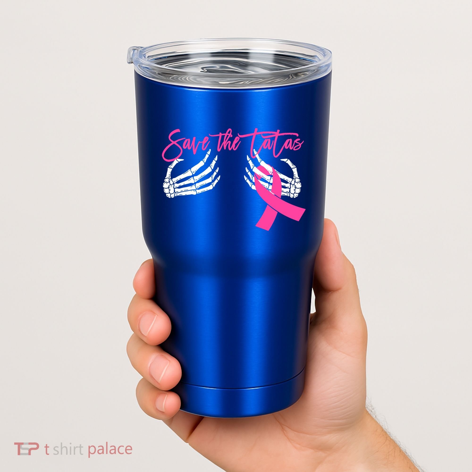 Save The Tatas Breast Cancer Awareness Gift Tumbler