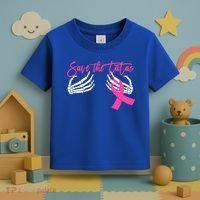 Save The Tatas Breast Cancer Awareness Gift Toddler T-Shirt thumb 3