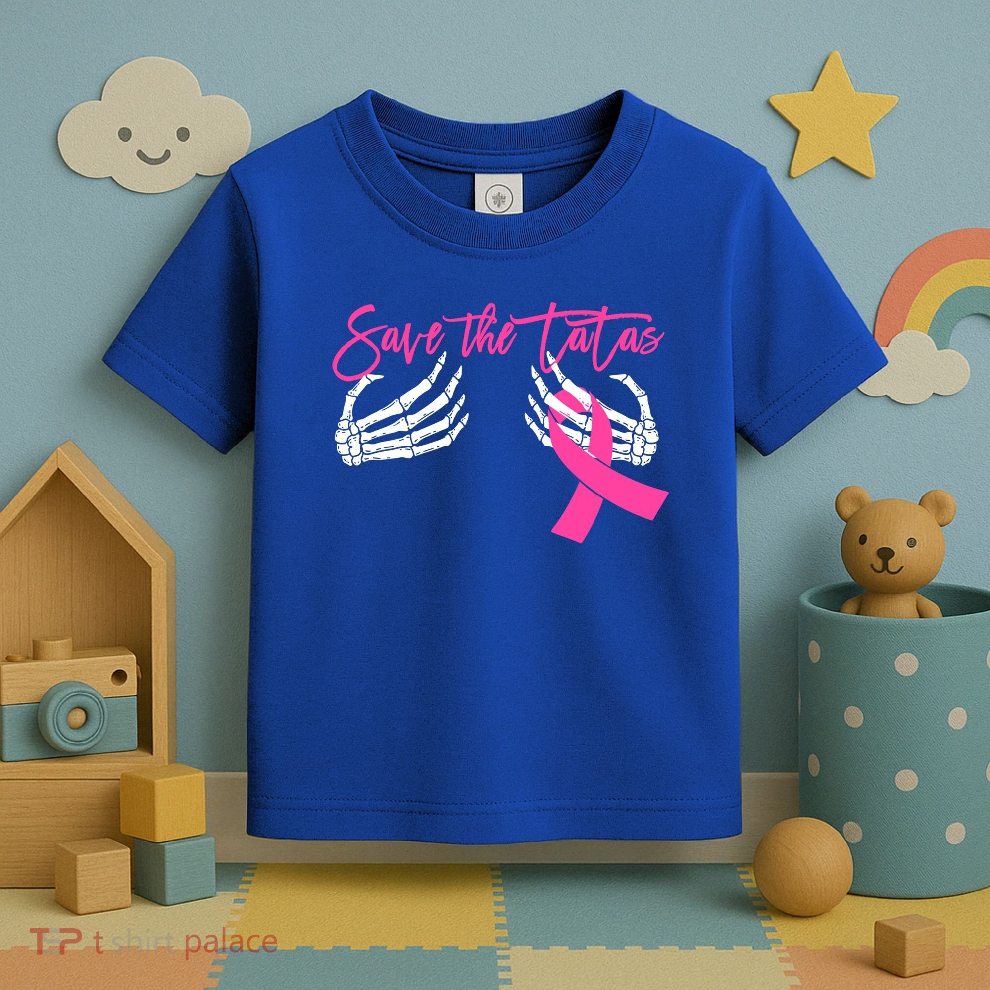 Save The Tatas Breast Cancer Awareness Gift Toddler T-Shirt
