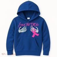 Save The Tatas Breast Cancer Awareness Gift Kids Hoodie thumb 0