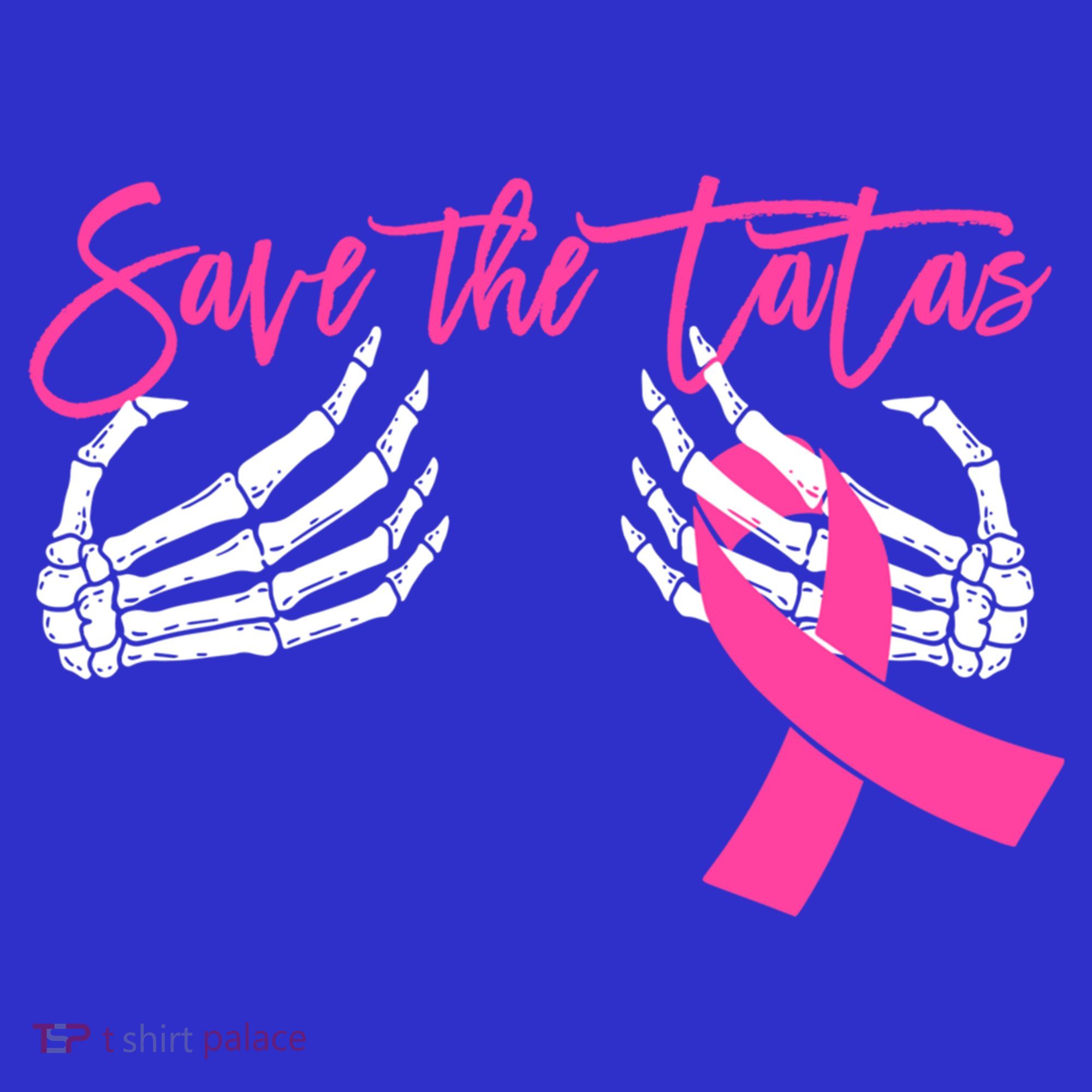Save The Tatas Breast Cancer Awareness Gift Kids Hoodie