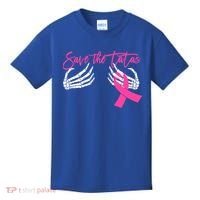 Save The Tatas Breast Cancer Awareness Gift Kids T-Shirt thumb 0