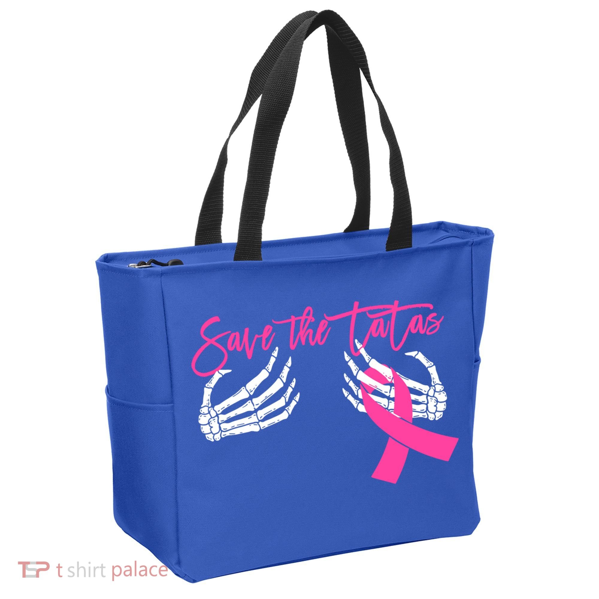 Save The Tatas Breast Cancer Awareness Gift Tote Bag
