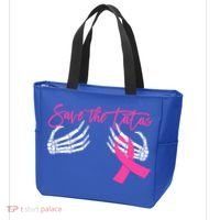 Save The Tatas Breast Cancer Awareness Gift Tote Bag thumb 3