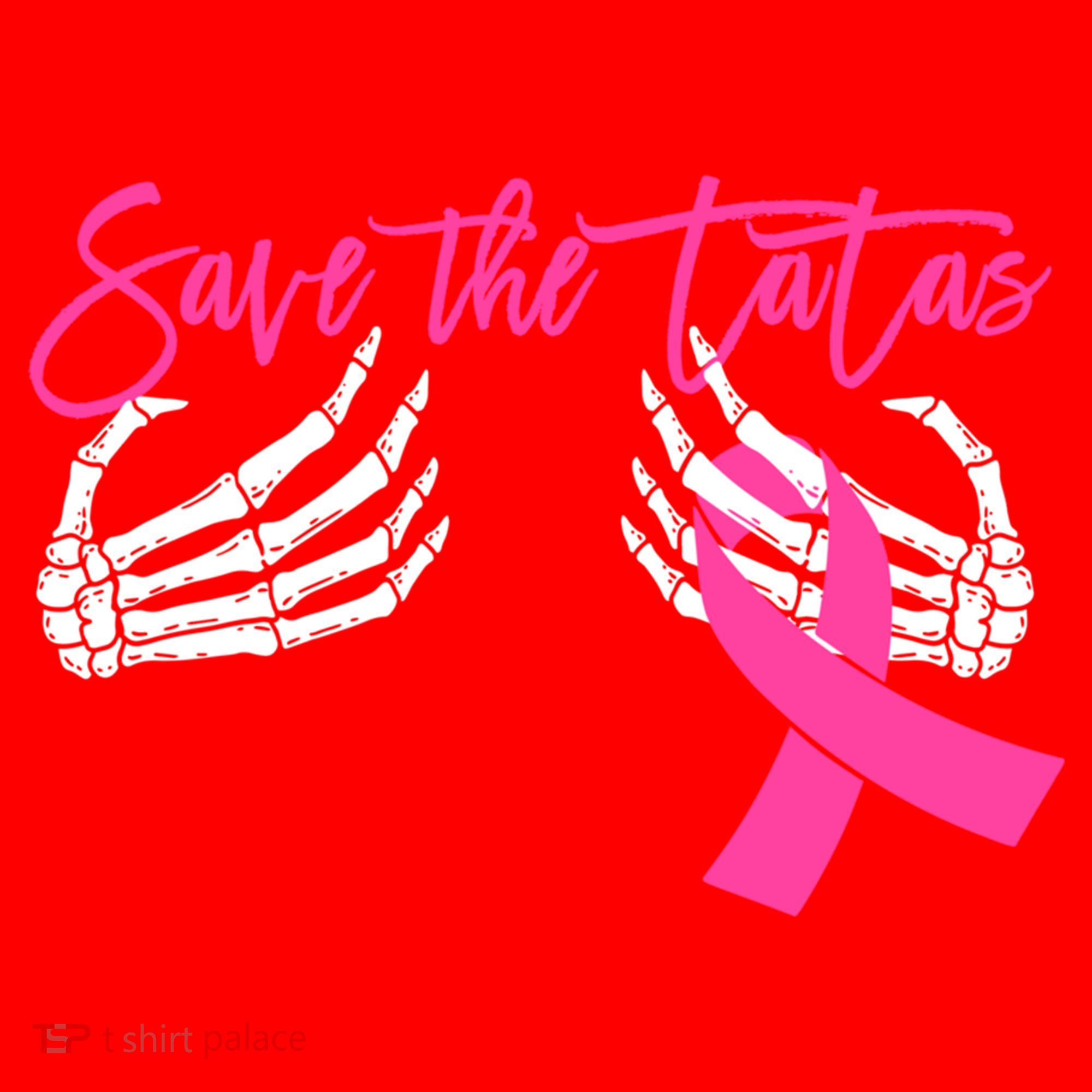 Save The Tatas Breast Cancer Awareness Gift Santa Hat