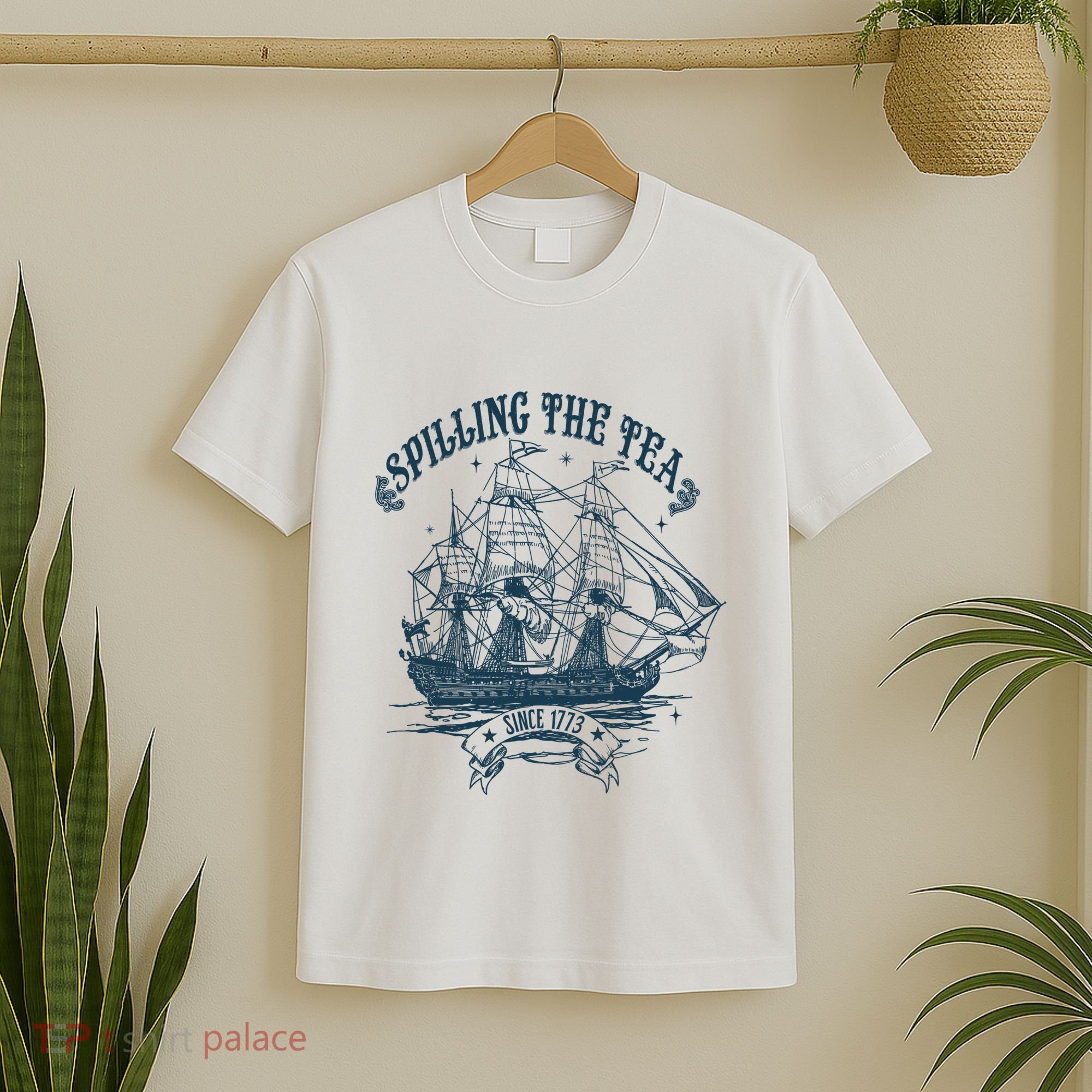 Spilling The Tea Since 1773 America Freedom T-Shirt