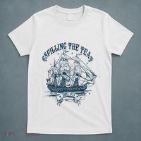 Spilling The Tea Since 1773 America Freedom T-Shirt thumb 5