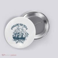 Spilling The Tea Since 1773 America Freedom Button thumb 0