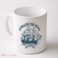 Spilling The Tea Since 1773 America Freedom Coffee Mug thumb 0