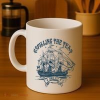 Spilling The Tea Since 1773 America Freedom Coffee Mug thumb 4