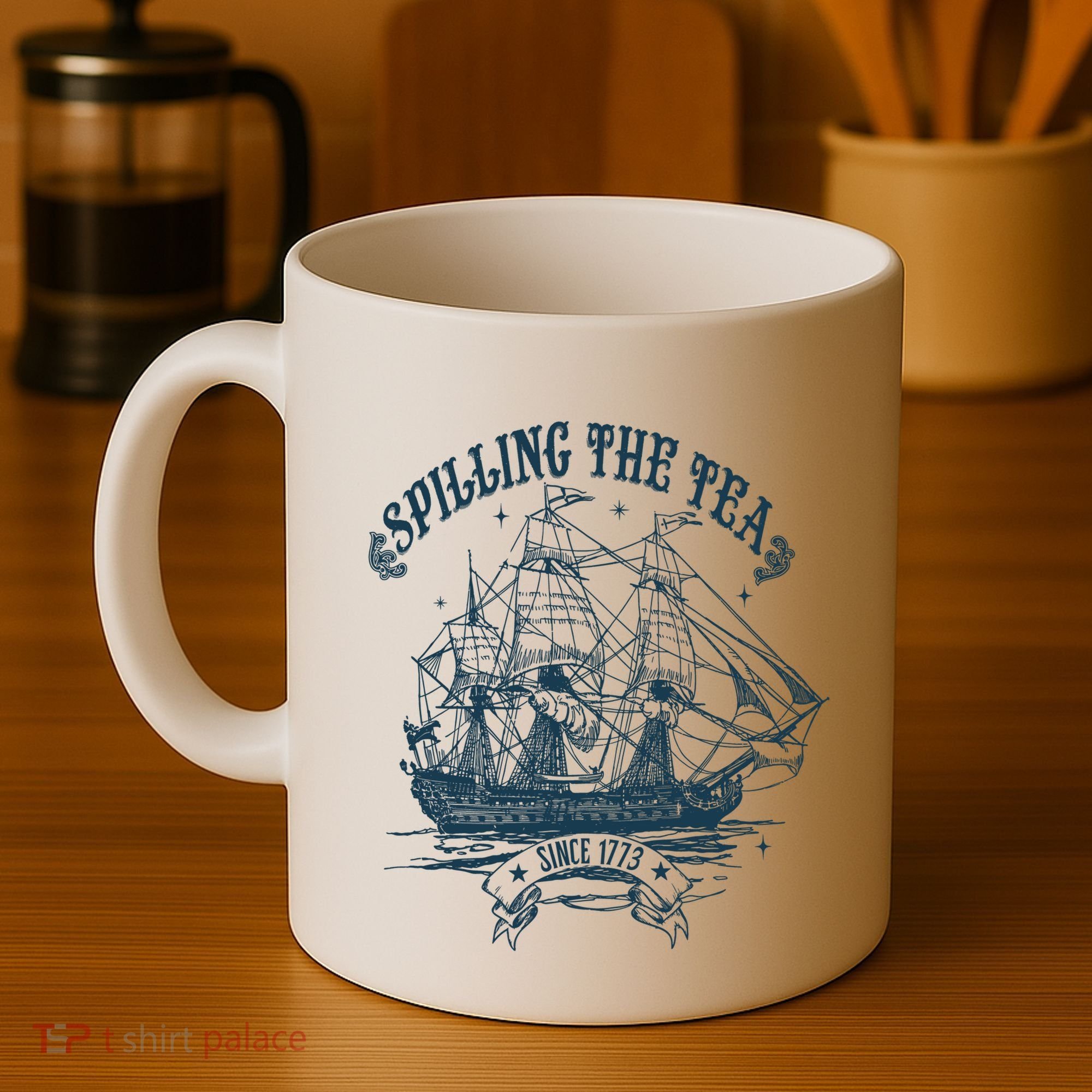 Spilling The Tea Since 1773 America Freedom Coffee Mug