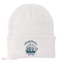 Spilling The Tea Since 1773 America Freedom Beanie thumb 0
