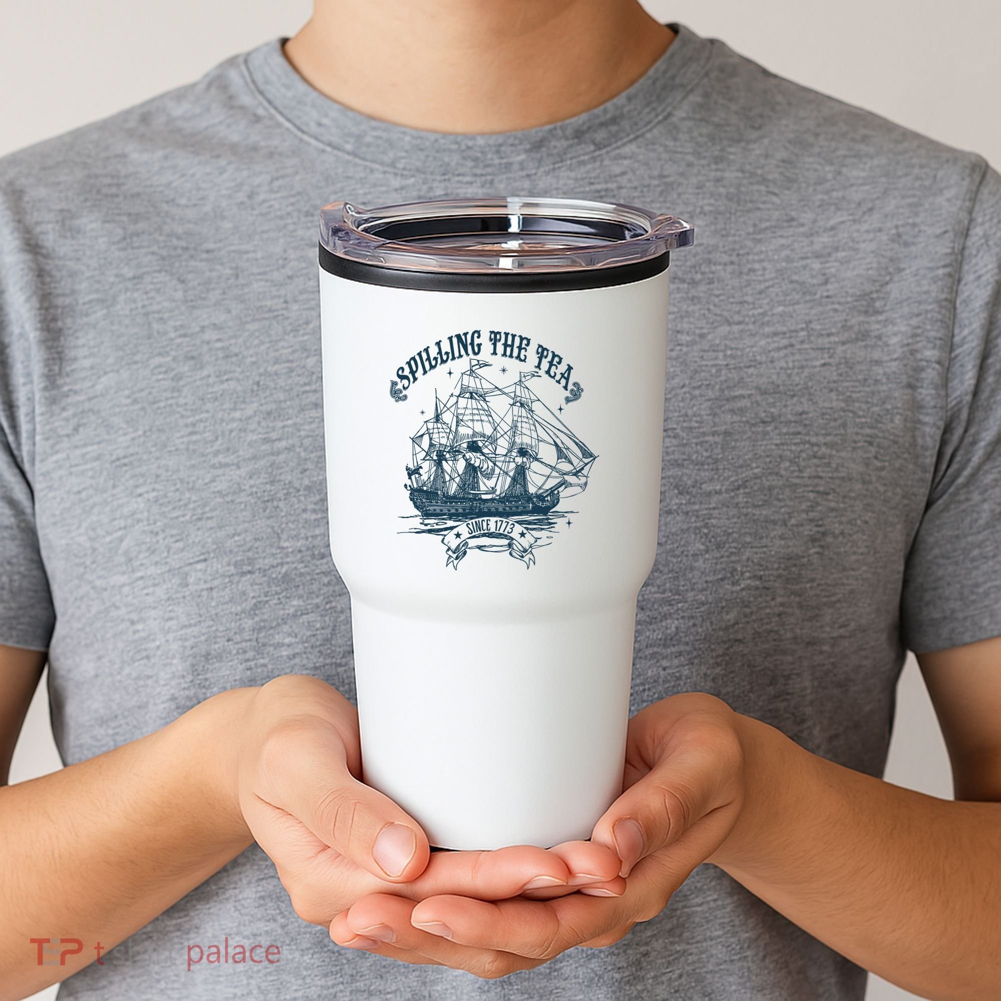 Spilling The Tea Since 1773 America Freedom Tumbler