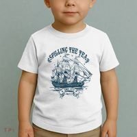 Spilling The Tea Since 1773 America Freedom Toddler T-Shirt thumb 2