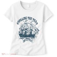 Spilling The Tea Since 1773 America Freedom Women's T-Shirt thumb 0