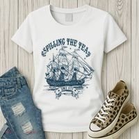 Spilling The Tea Since 1773 America Freedom Women's T-Shirt thumb 3