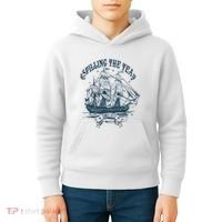 Spilling The Tea Since 1773 America Freedom Kids Hoodie thumb 4