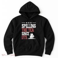 Spilling The Tea Since 1773 Funny History Teacher Hoodie thumb 0