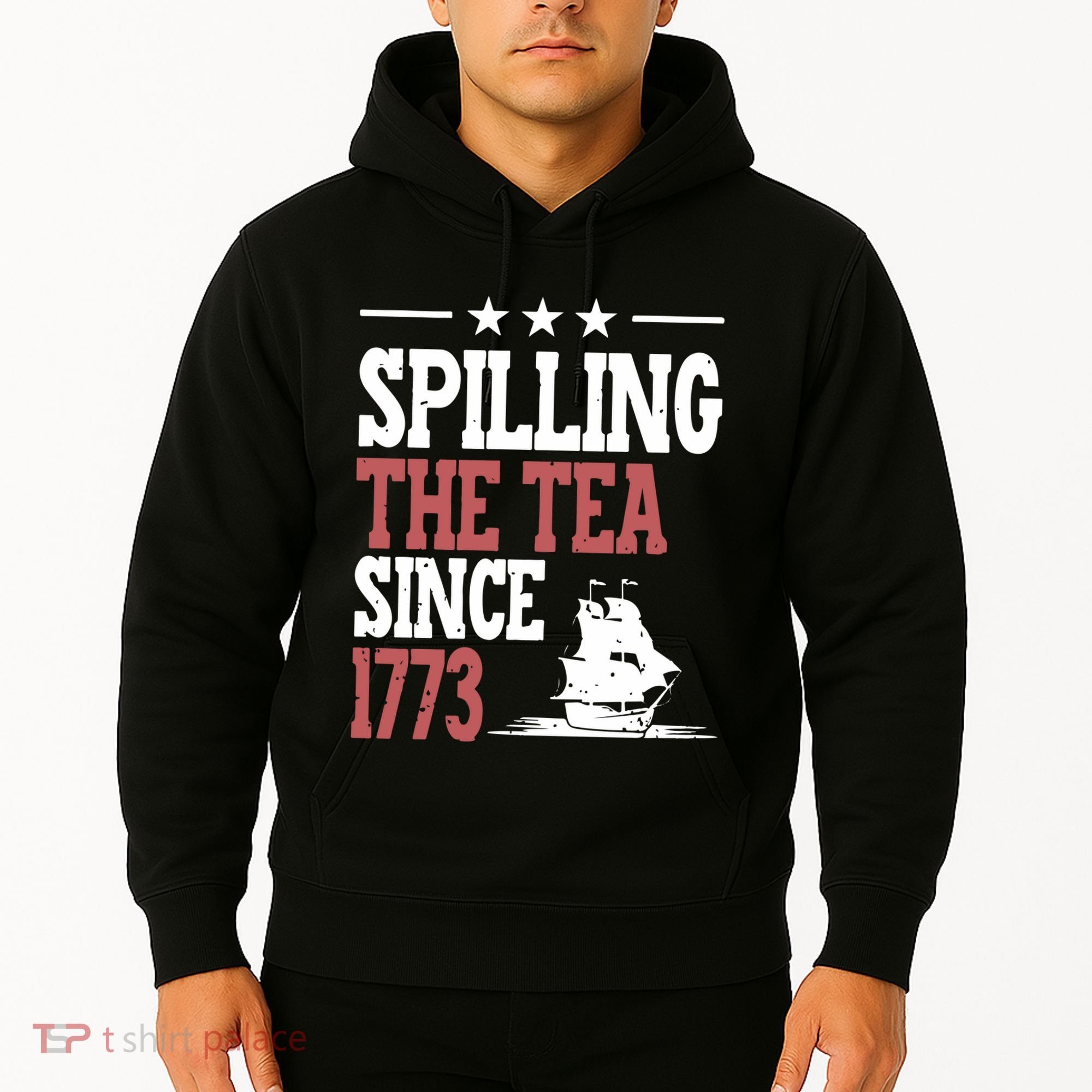 Spilling The Tea Since 1773 Funny History Teacher Hoodie