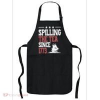 Spilling The Tea Since 1773 Funny History Teacher Apron thumb 0