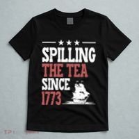 Spilling The Tea Since 1773 Funny History Teacher T-Shirt thumb 5