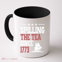 Spilling The Tea Since 1773 Funny History Teacher Coffee Mug thumb 0