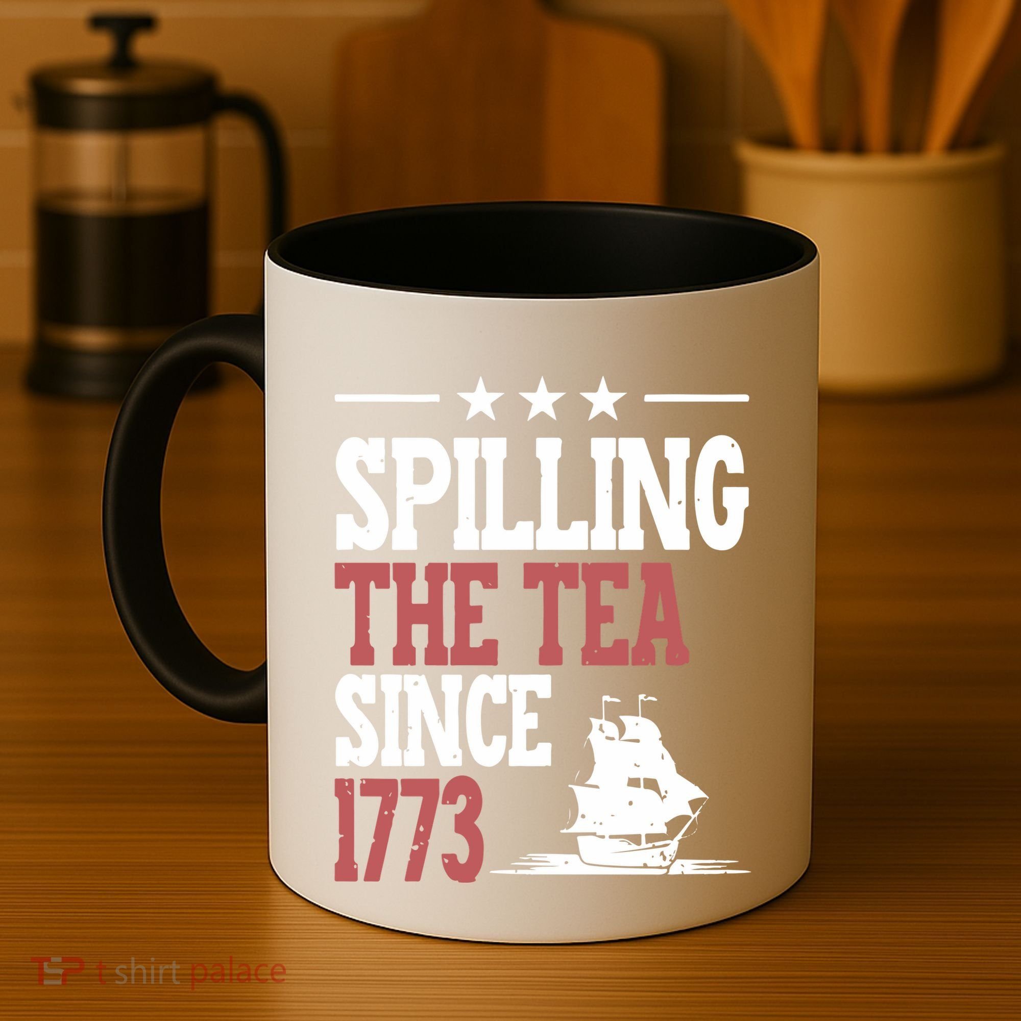 Spilling The Tea Since 1773 Funny History Teacher Coffee Mug