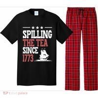Spilling The Tea Since 1773 Funny History Teacher Pajama Set thumb 0