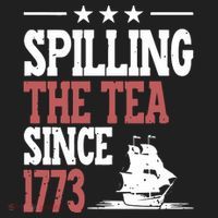 Spilling The Tea Since 1773 Funny History Teacher Tumbler thumb 3