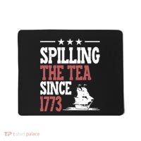 Spilling The Tea Since 1773 Funny History Teacher Mousepad thumb 0