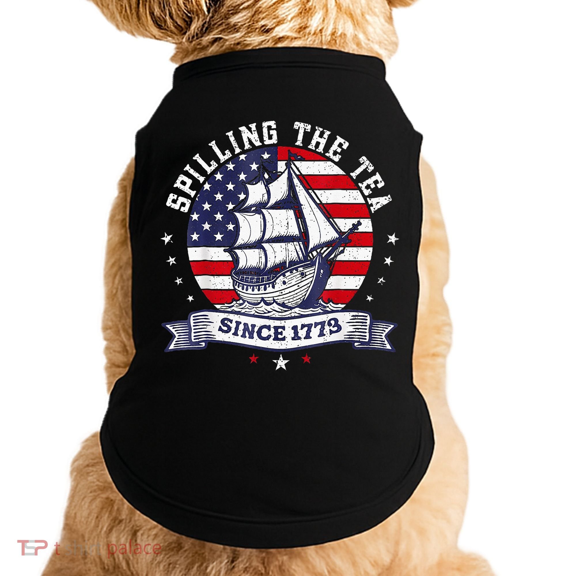 Spilling The Tea Since 1773 History Teacher Doggie Tank
