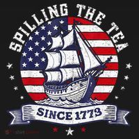 Spilling The Tea Since 1773 History Teacher Doggie Tank thumb 4