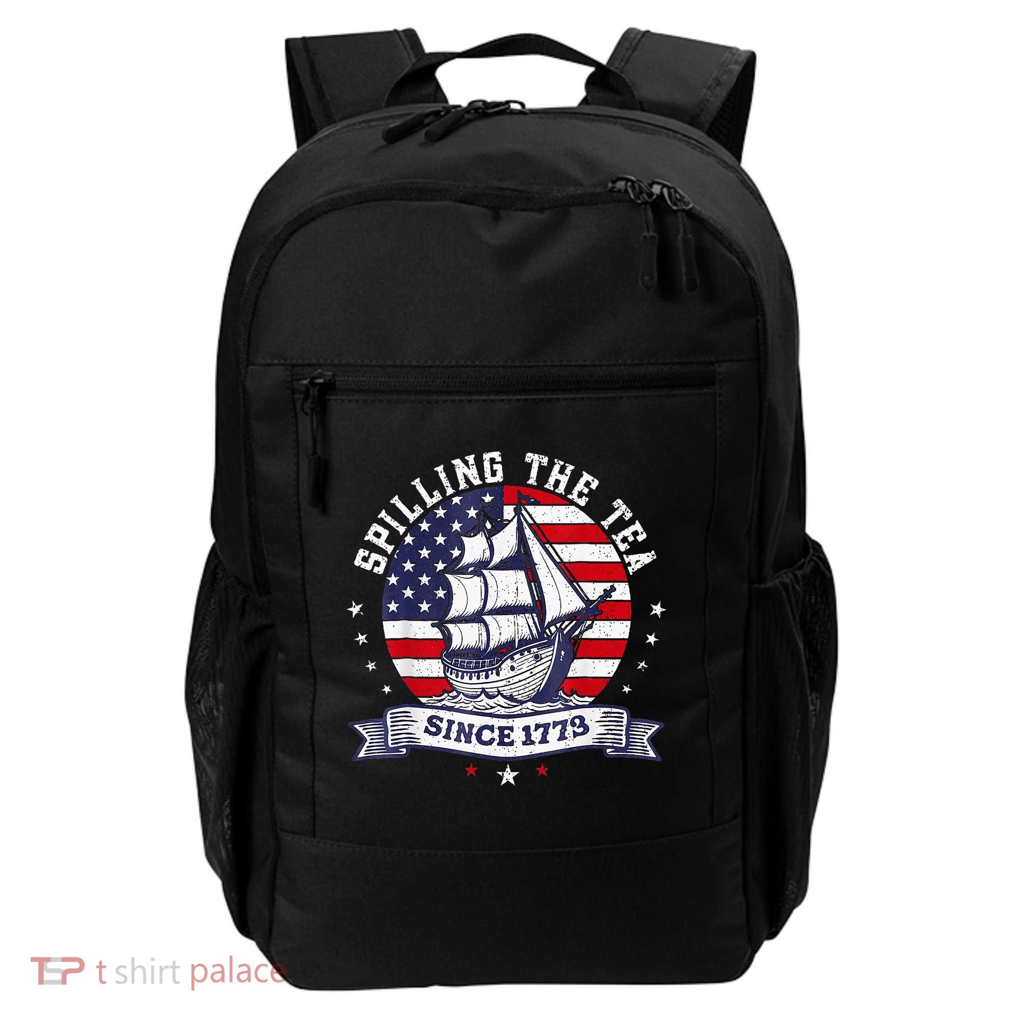 Spilling The Tea Since 1773 History Teacher Backpack
