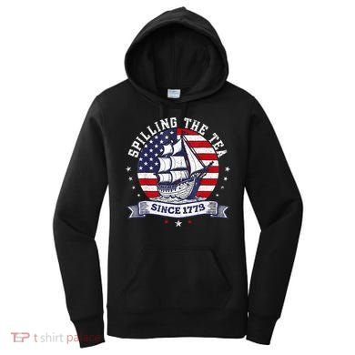 Spilling The Tea Since 1773 History Teacher Women's Hoodie