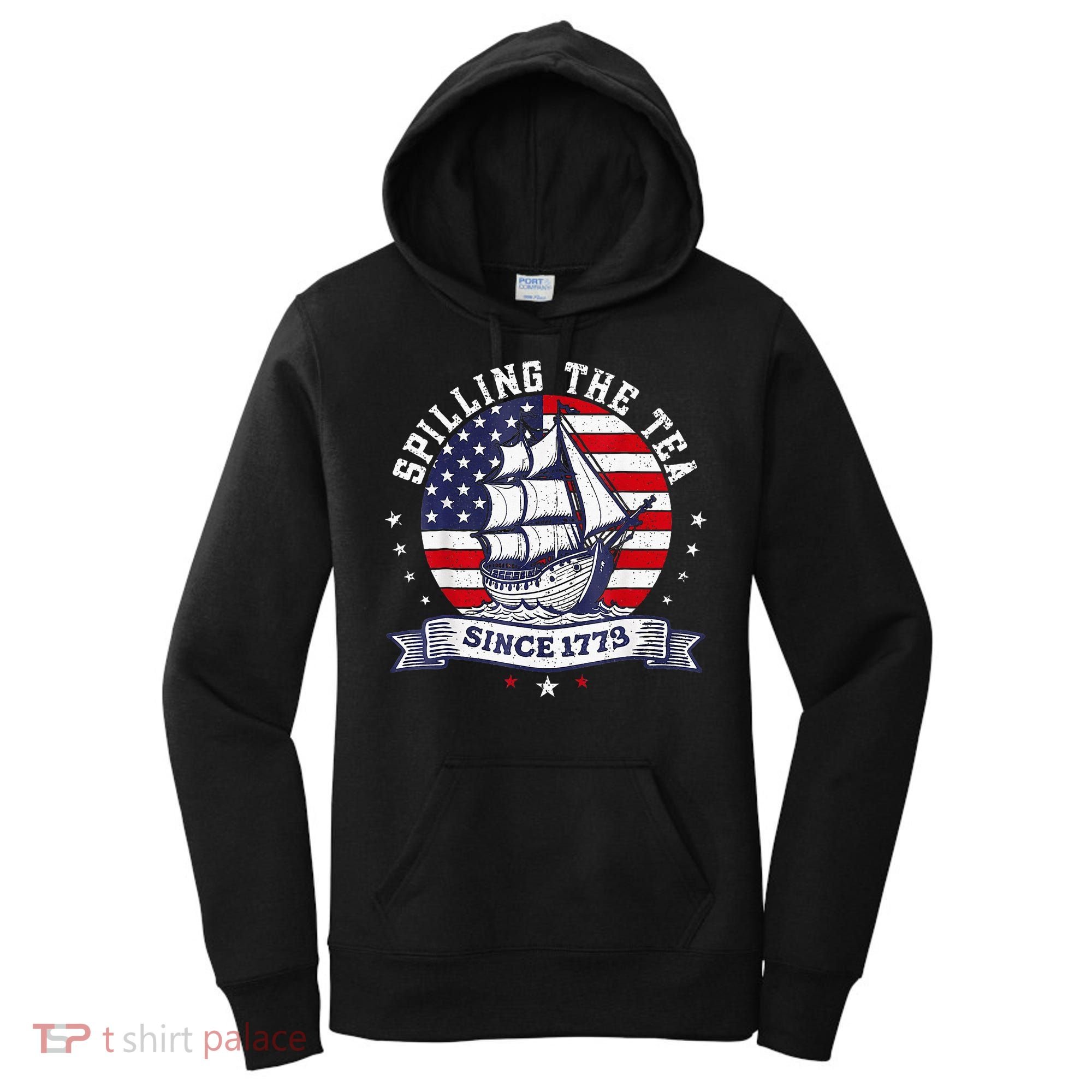 Spilling The Tea Since 1773 History Teacher Women's Hoodie