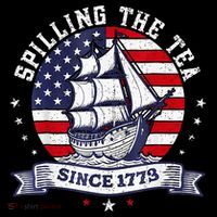 Spilling The Tea Since 1773 History Teacher Ornament thumb 1