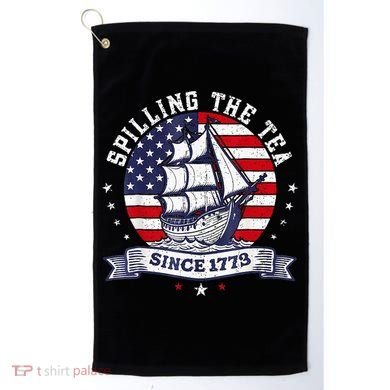 Spilling The Tea Since 1773 History Teacher Golf Towel