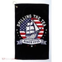 Spilling The Tea Since 1773 History Teacher Golf Towel thumb 0