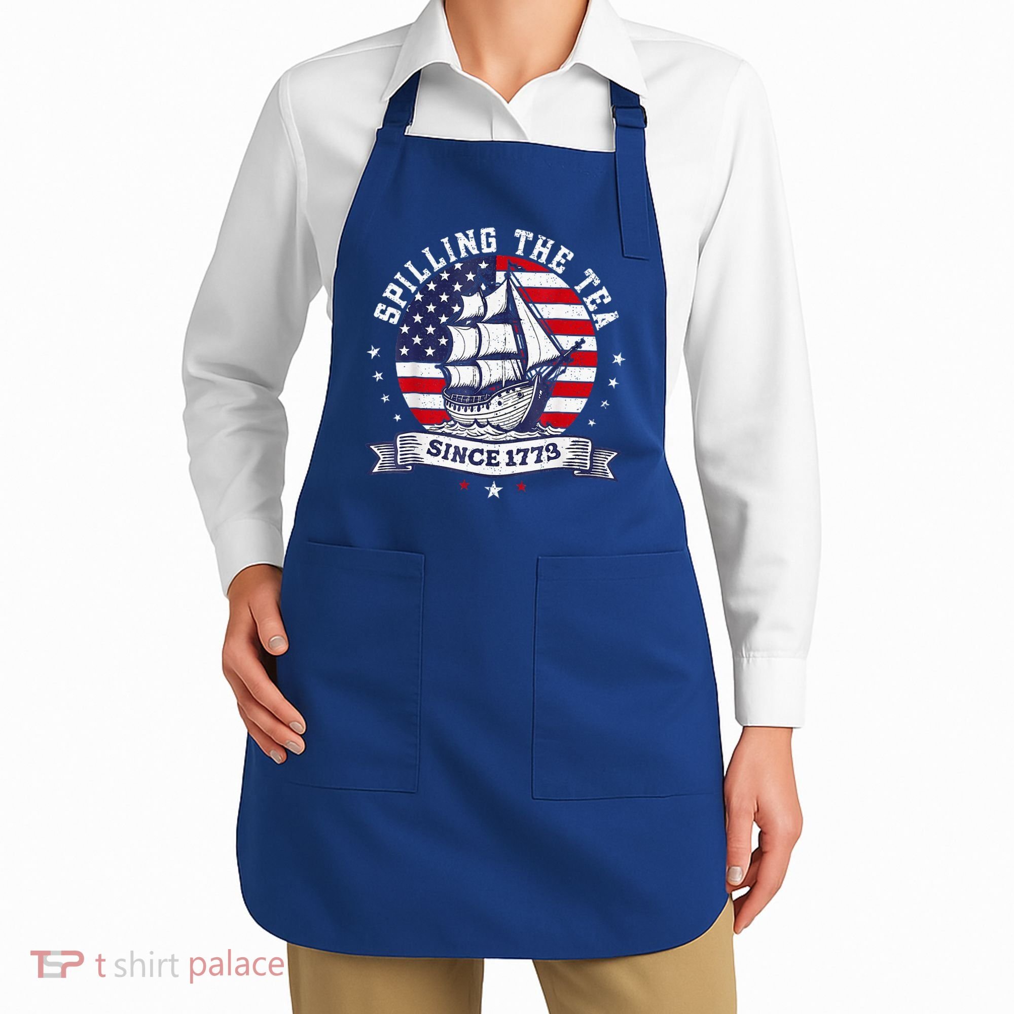 Spilling The Tea Since 1773 History Teacher Apron