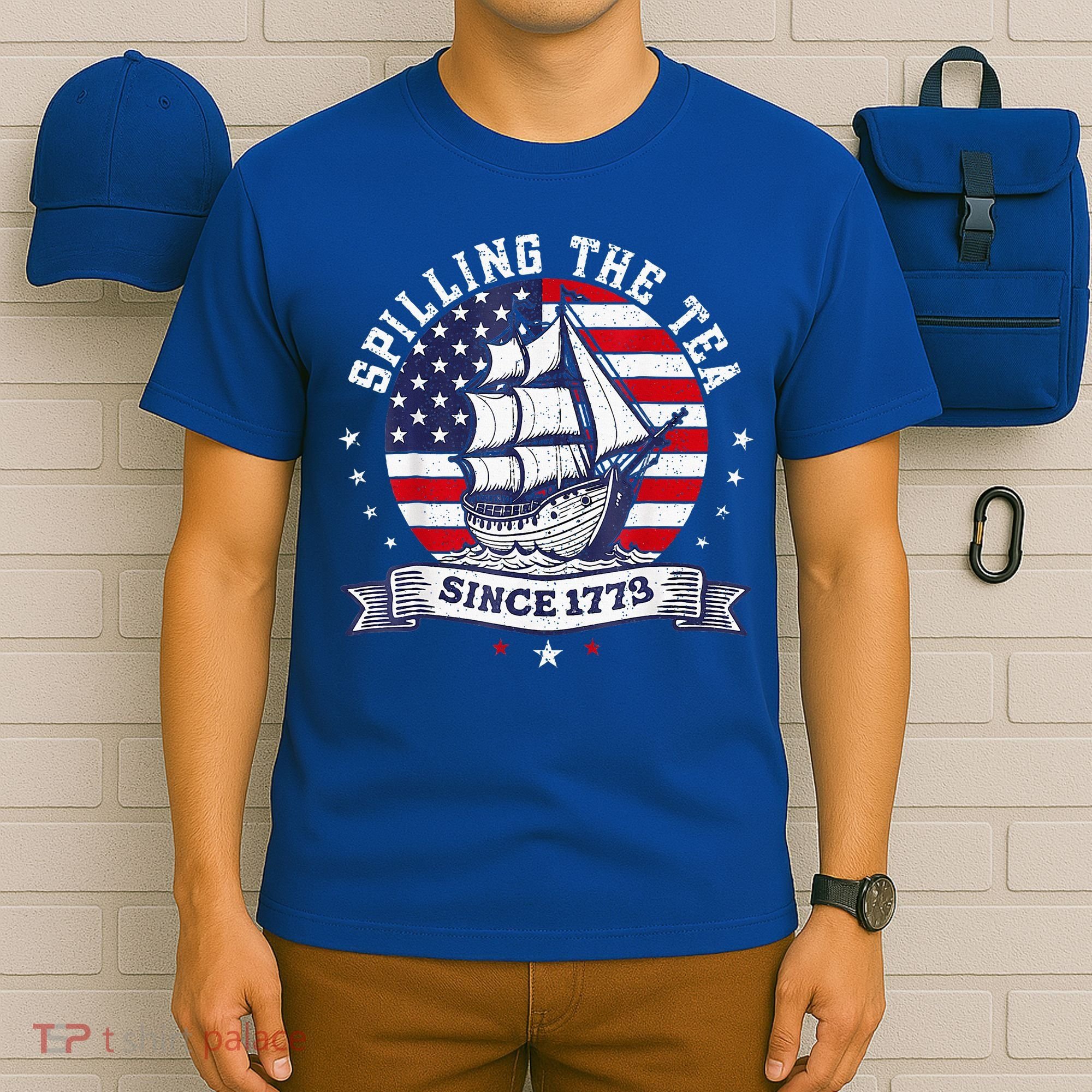 Spilling The Tea Since 1773 History Teacher T-Shirt